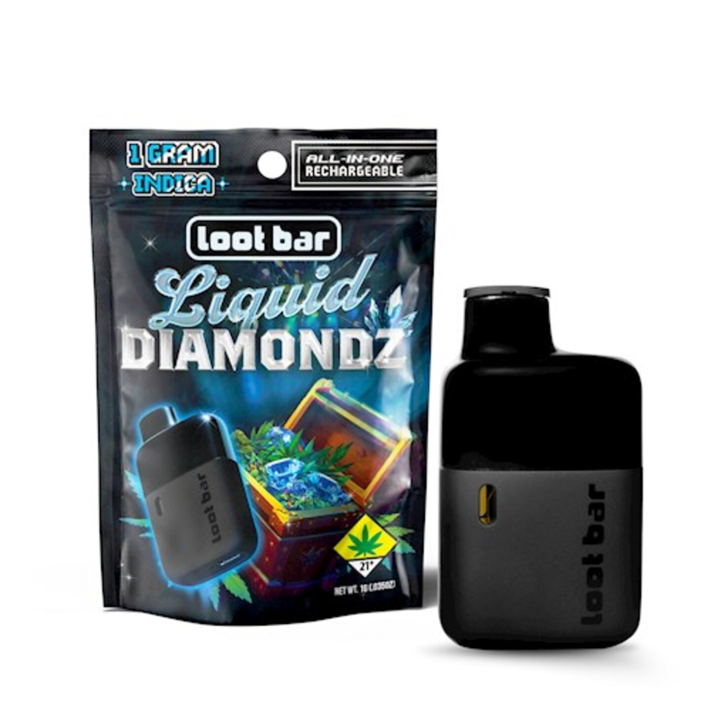 LOOT BAR - DISPOSABLE - 1G - INDICA - RARE DARKNESS