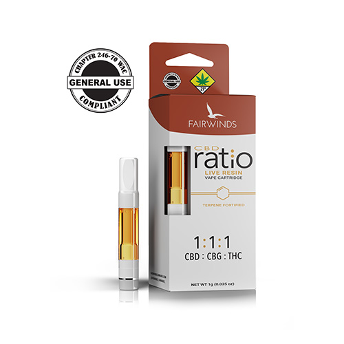 CBD Ratio 1:1:1 Cartridge