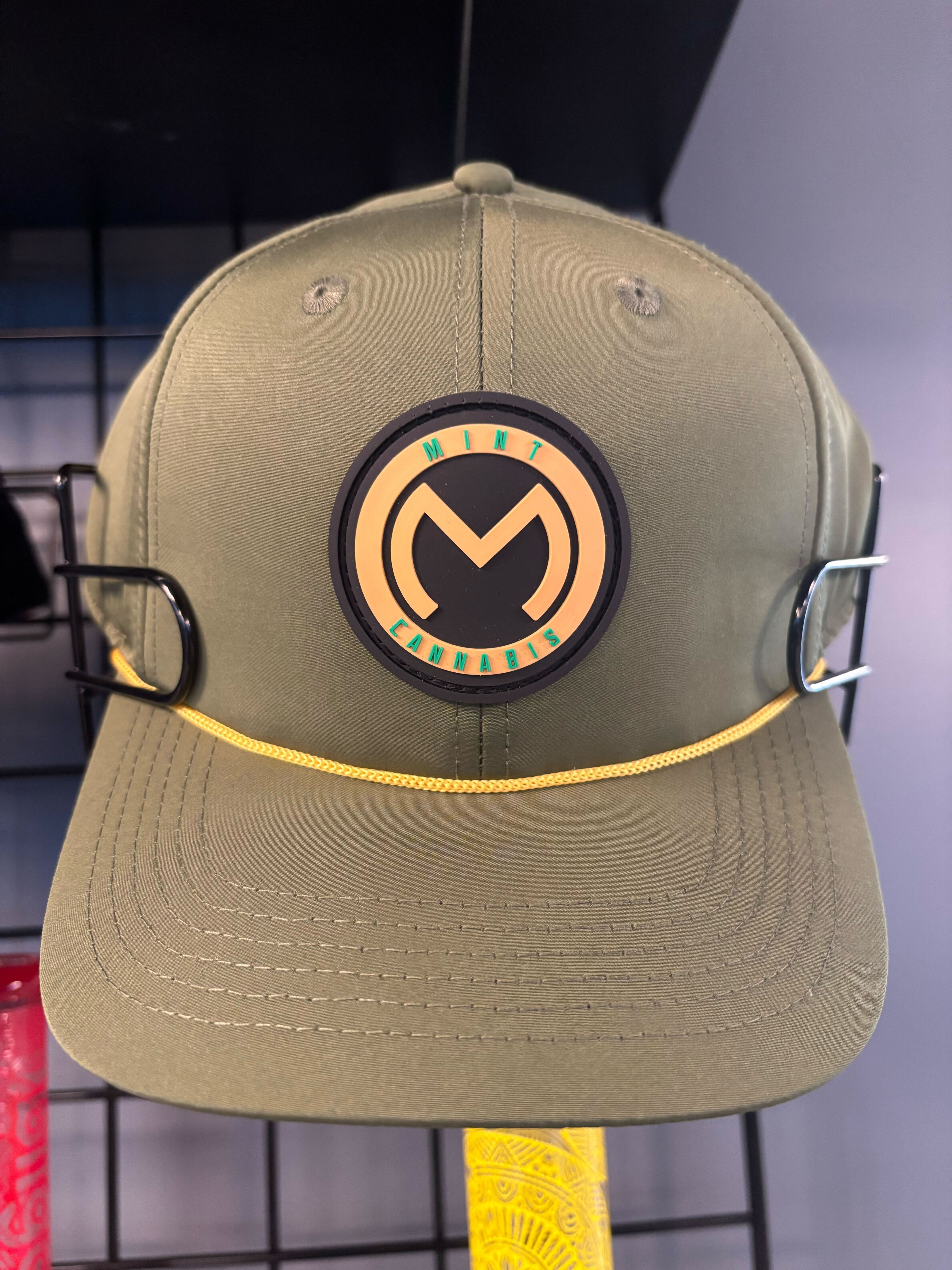 Mint - Flat Bill Hat - Green/Gold
