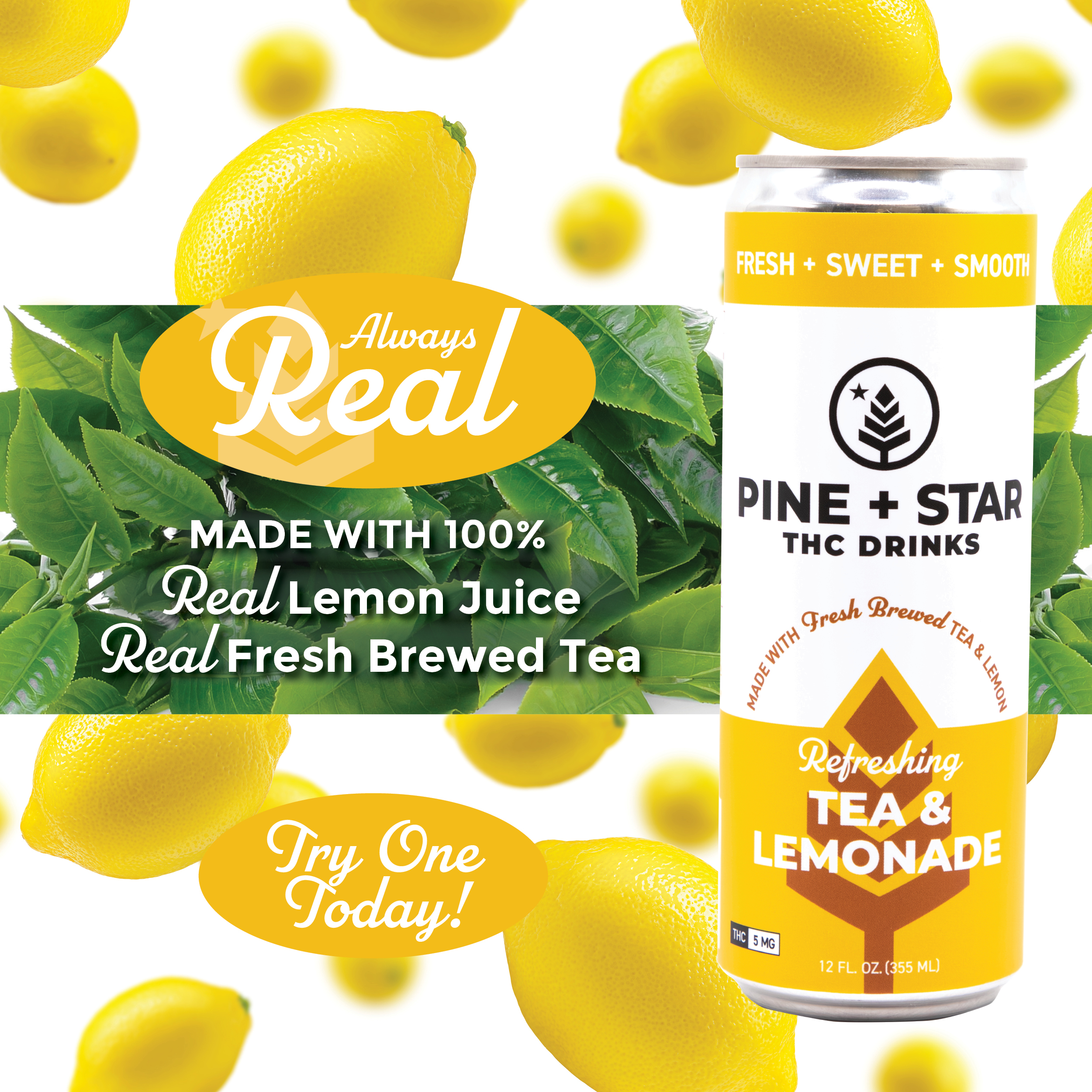 Tea & Lemonade | 5mg | Pine + Star product photo