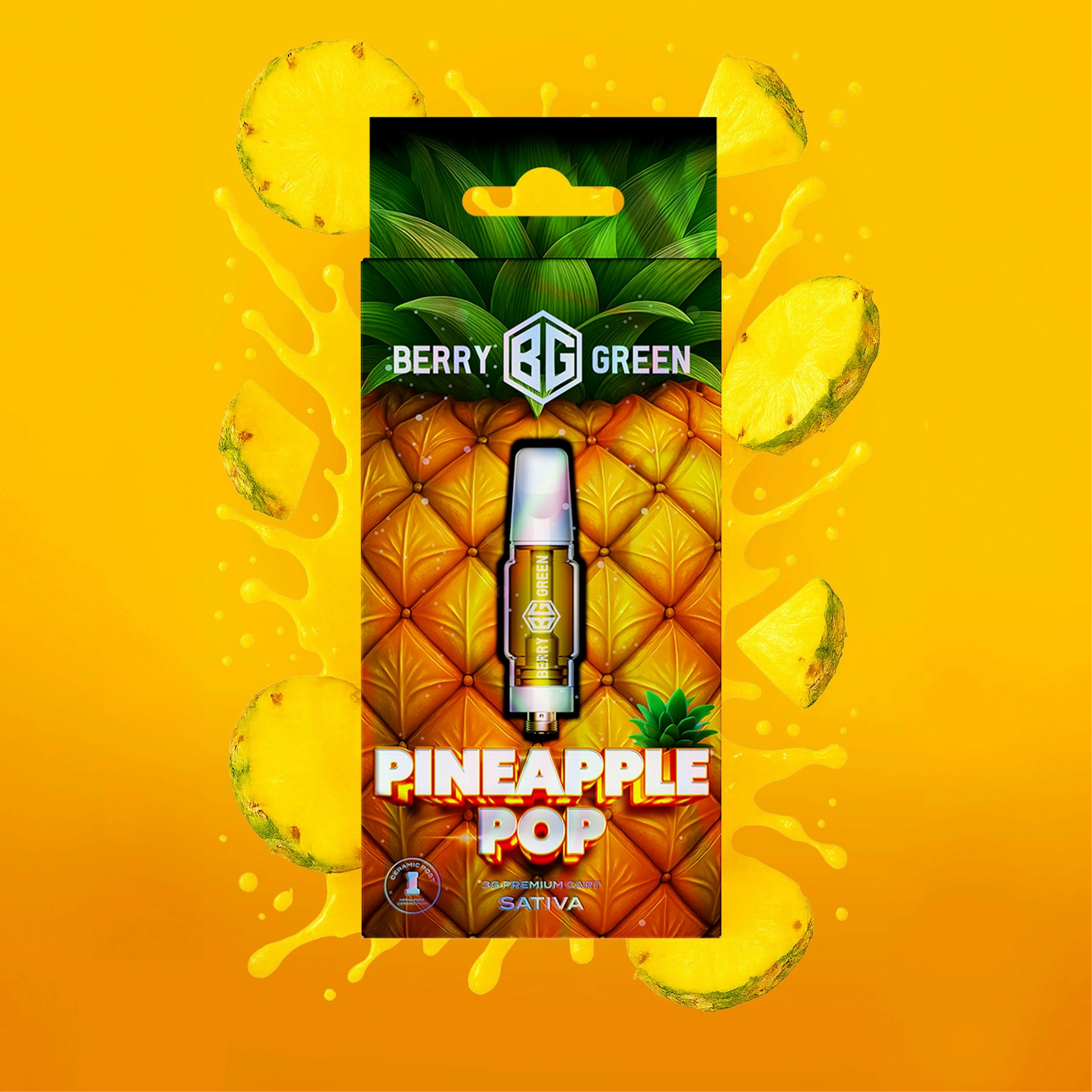 Berry Green 3g Cart (510) - Pineapple Pop