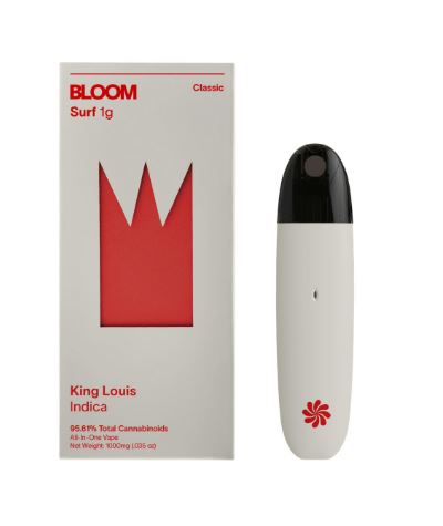 Bloom (Indica) King Louis Classic Surf Disposable 1g