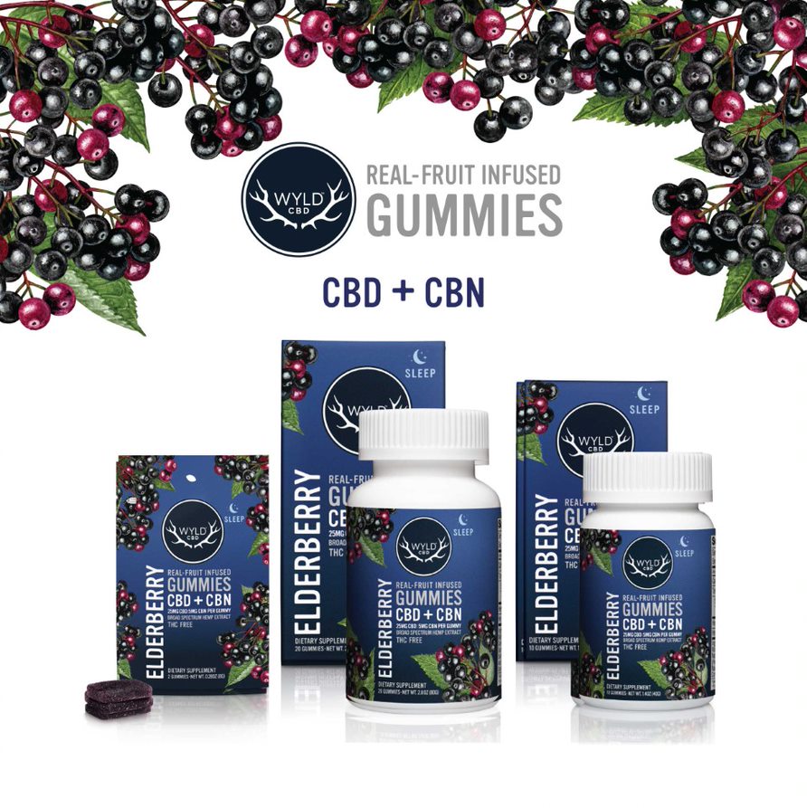 HEMP Gummies | Elderberry w/Natural CBN | 250mg