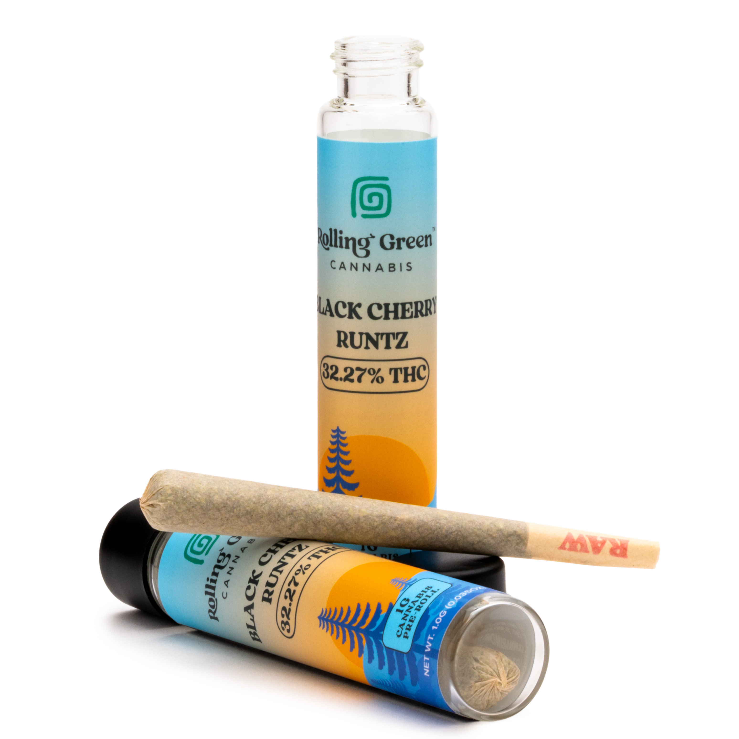 Rolling Green Black Cherry Runtz PreRoll 1g
