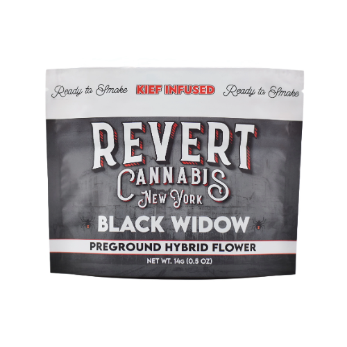 Black Widow | Kief Infused | Preground Flower | 14.0g