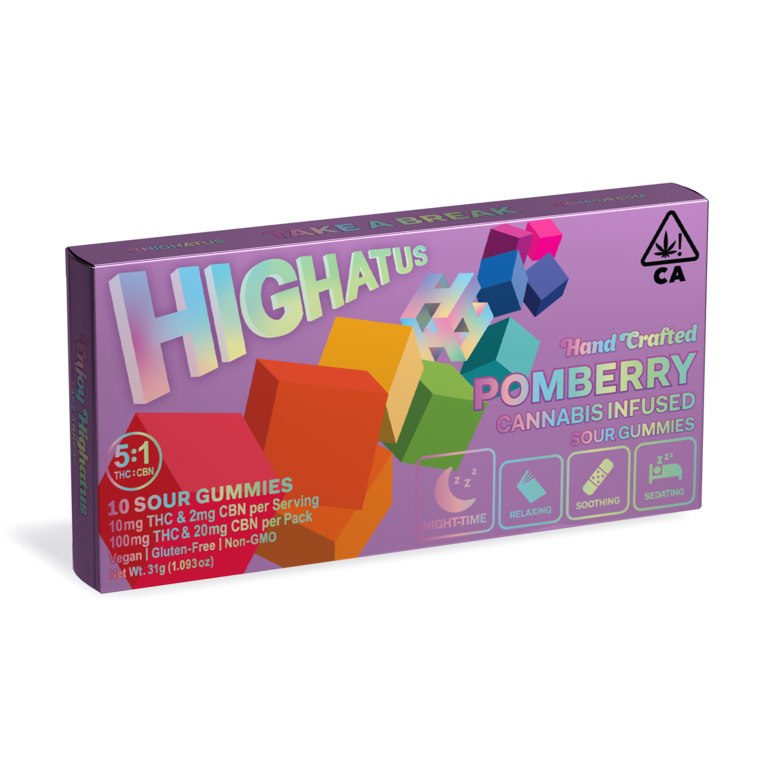 Pomberry Sour Gummies | 100mg