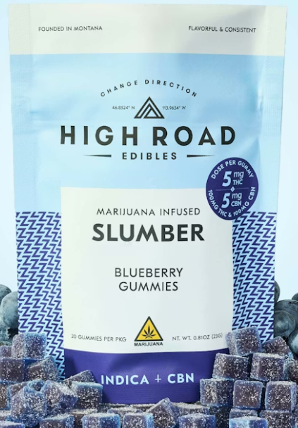 HRE Slumber Blueberry Gummies