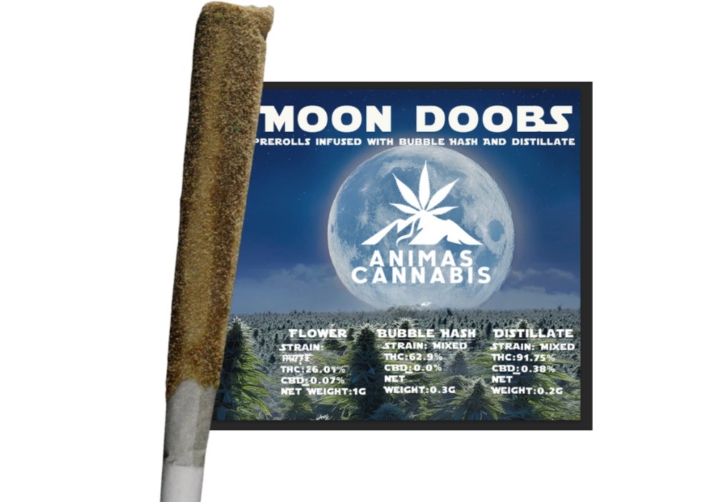 Animas Cannabis - Moon Doobs - Apple & Bananas- 1.5G