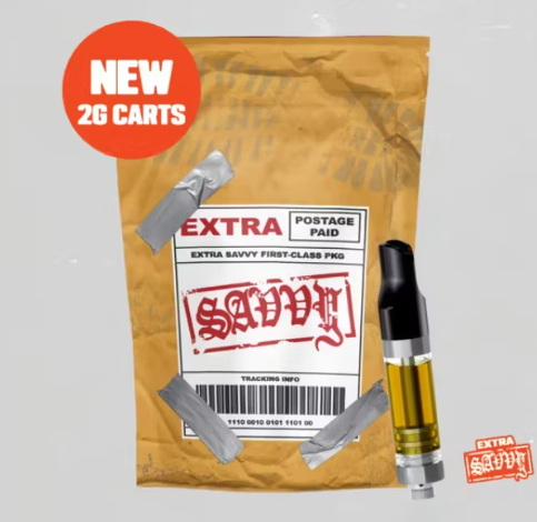 Extra Savvy Vape Cart 2g- White Widow
