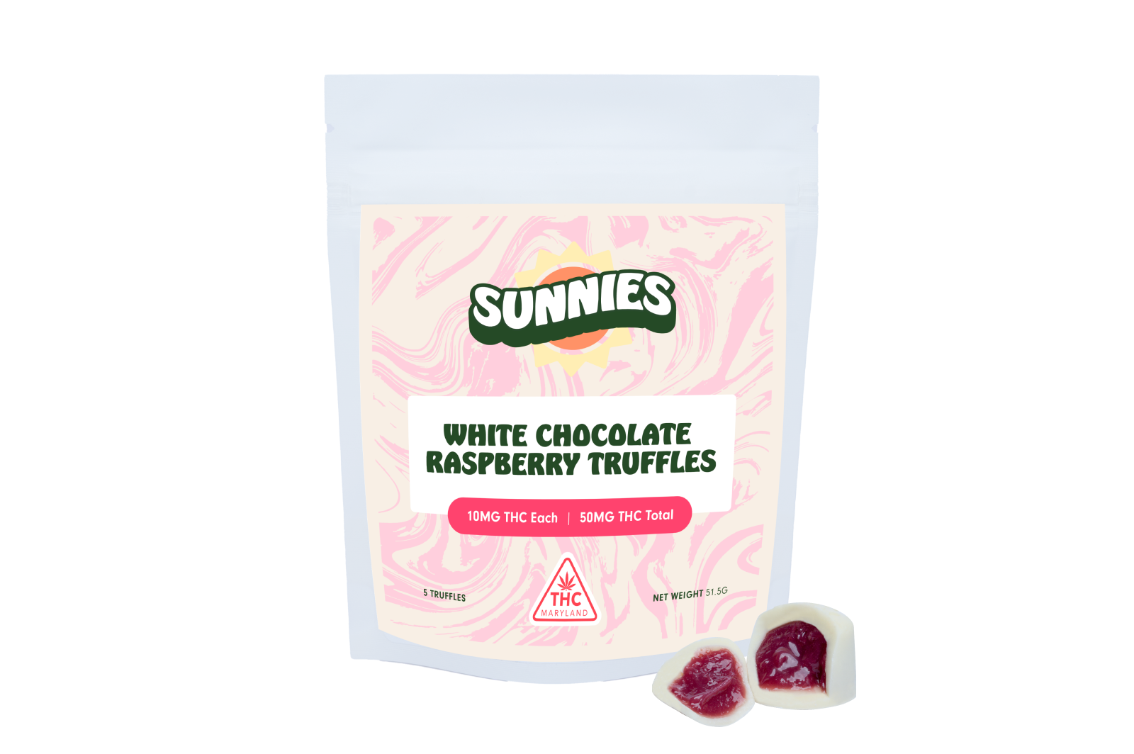 Sunnies | Strawberry Pound Cake Bites | Edible [10mg] 10pk