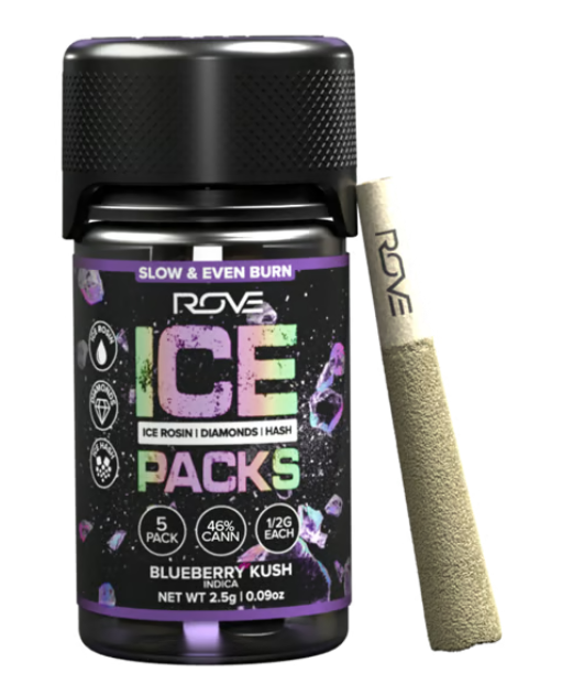 Blueberry Kush - Infused Pre-Roll Pack - 5pk