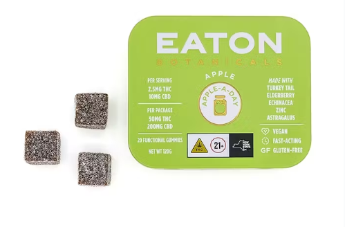Eaton Botanicals Apple Apple-A-Day 20pk 2.5mg Gummies