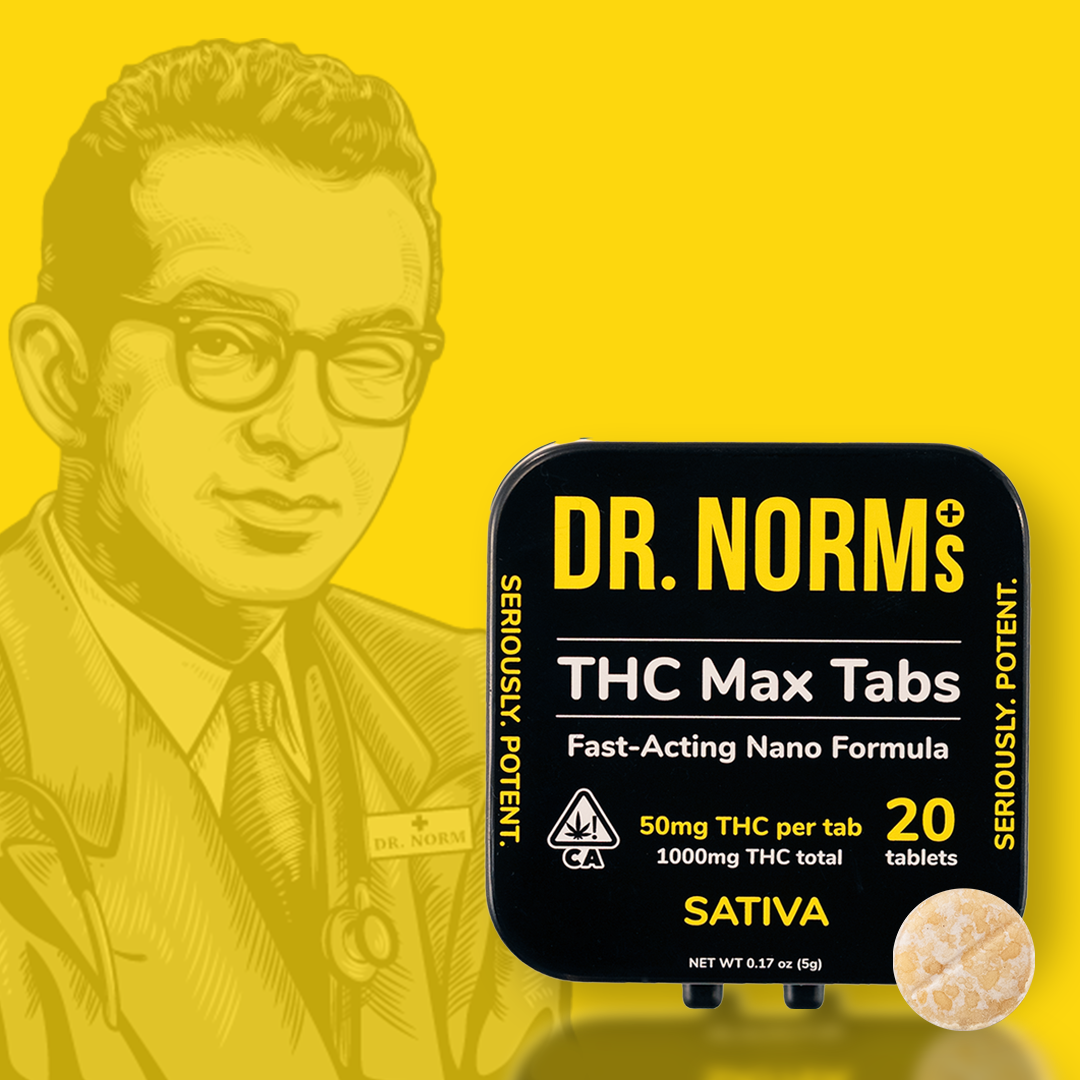 DR. NORM'S: THC Sativa MAX Tablets - 1g