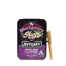 INFUSED PREROLL - 5 PACK - (JEFFEREY) - 3.25G - INDICA - BLACKBERRY KUSH