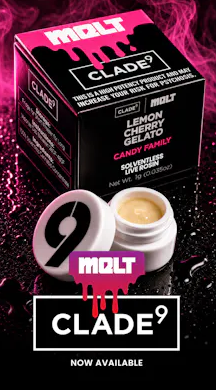 Melt X Clade9 Concentrate 1g Live Rosin- Lemon Cherry Gelato
