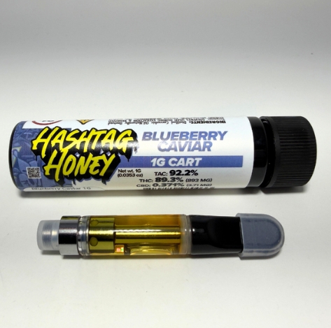 #Honey: Blueberry Caviar cart