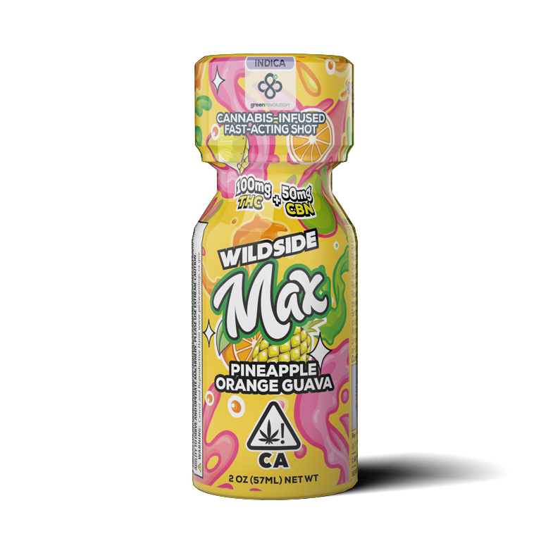 Wildside Pineapple Orange Guava CBN 2:1 MAX Shot | 150mg