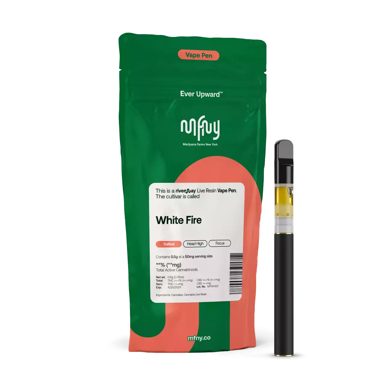 AIO Live Resin Vape Pen White Fire OG (S)