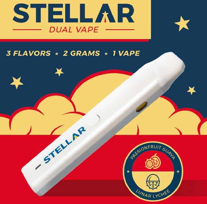Stellar Passionfruit Guava x Lunar Lychee Dual Tank In Description