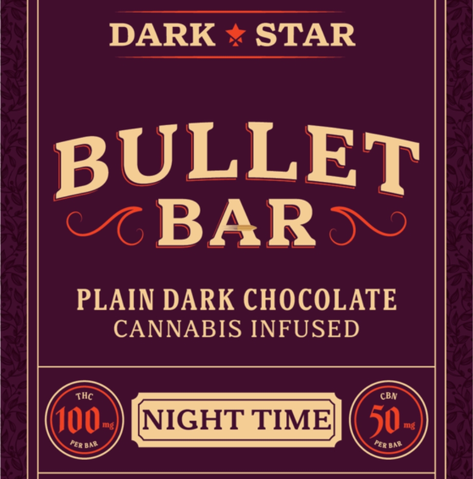 Dark Star | Bullet Bar | Night Time | Dark Chocolate