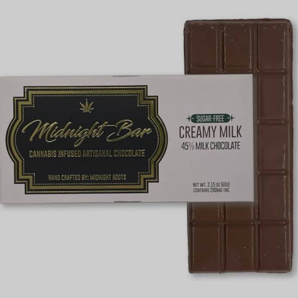 Midnight: Sugar Free Milk Chocolate 200MG Bar