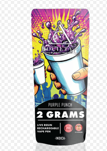 Disposable | Live Resin | Purple Punch | 2g | Society C