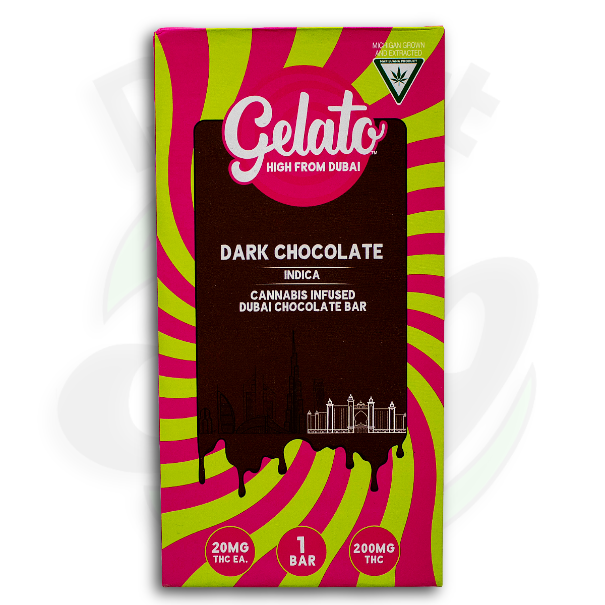 Dark Chocolate | 200mg Dubai Chocolate Bar