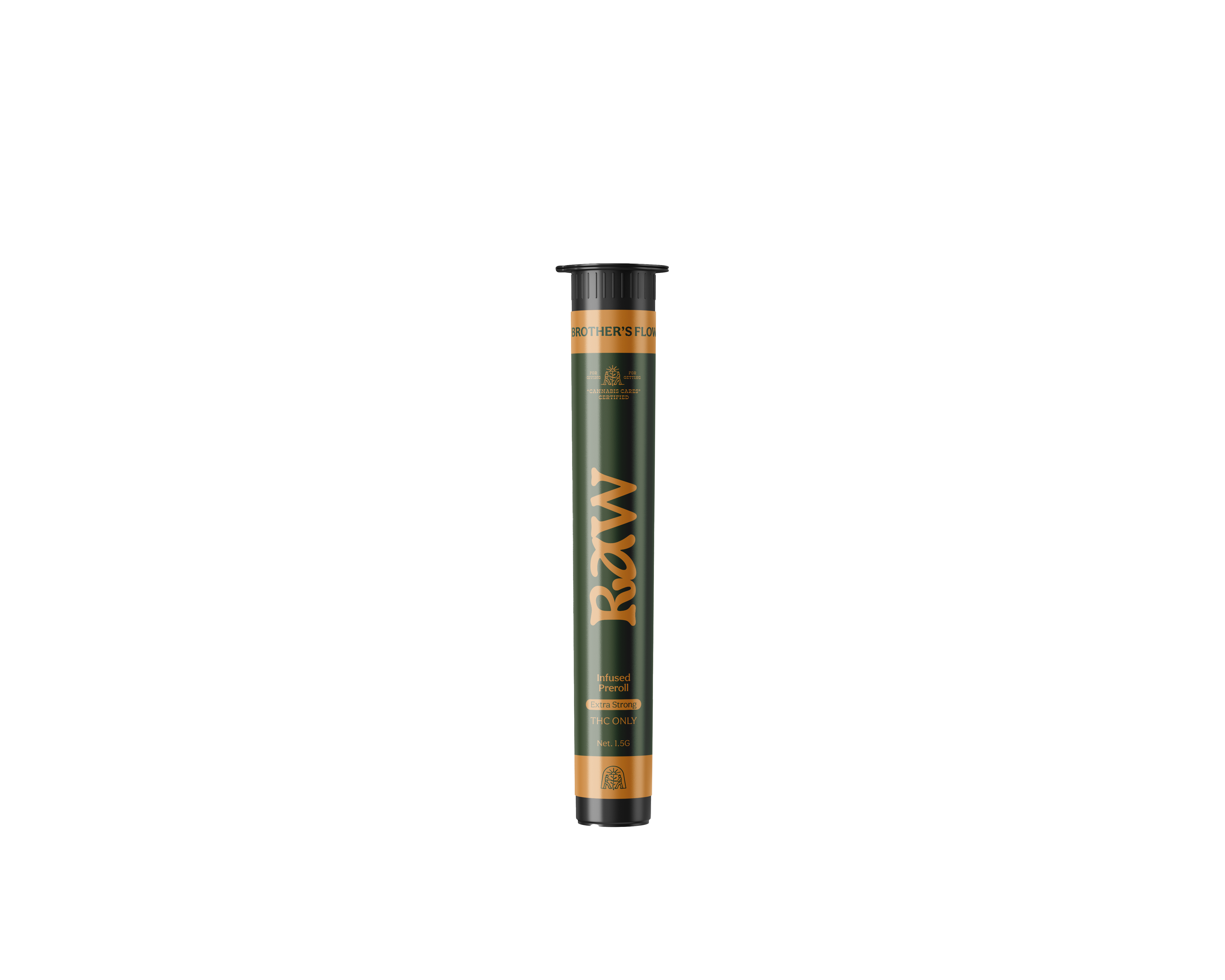 Raw Extra Strength Infused 1.5 gram Preroll - REC/MED