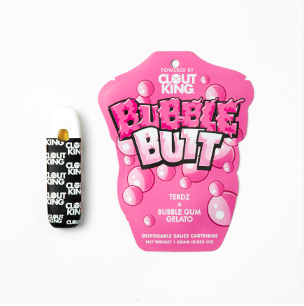 Clout King Bubble Butt Cured Resin Sauce Disposable