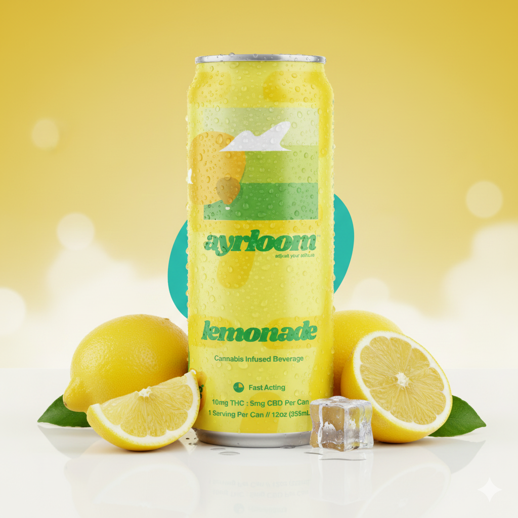 Ayrloom | Lemonade | 2:1 | 10MG THC : 5MG CBD | Singles