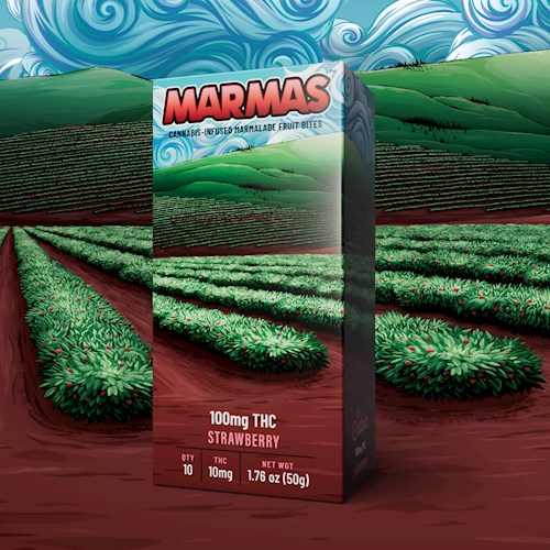 Strawberry Sativa Chews 10-Pack | 100mg