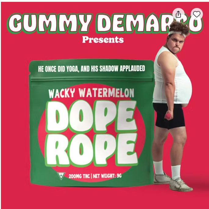 Dope Rope - Wacky Watermelon - 200mg