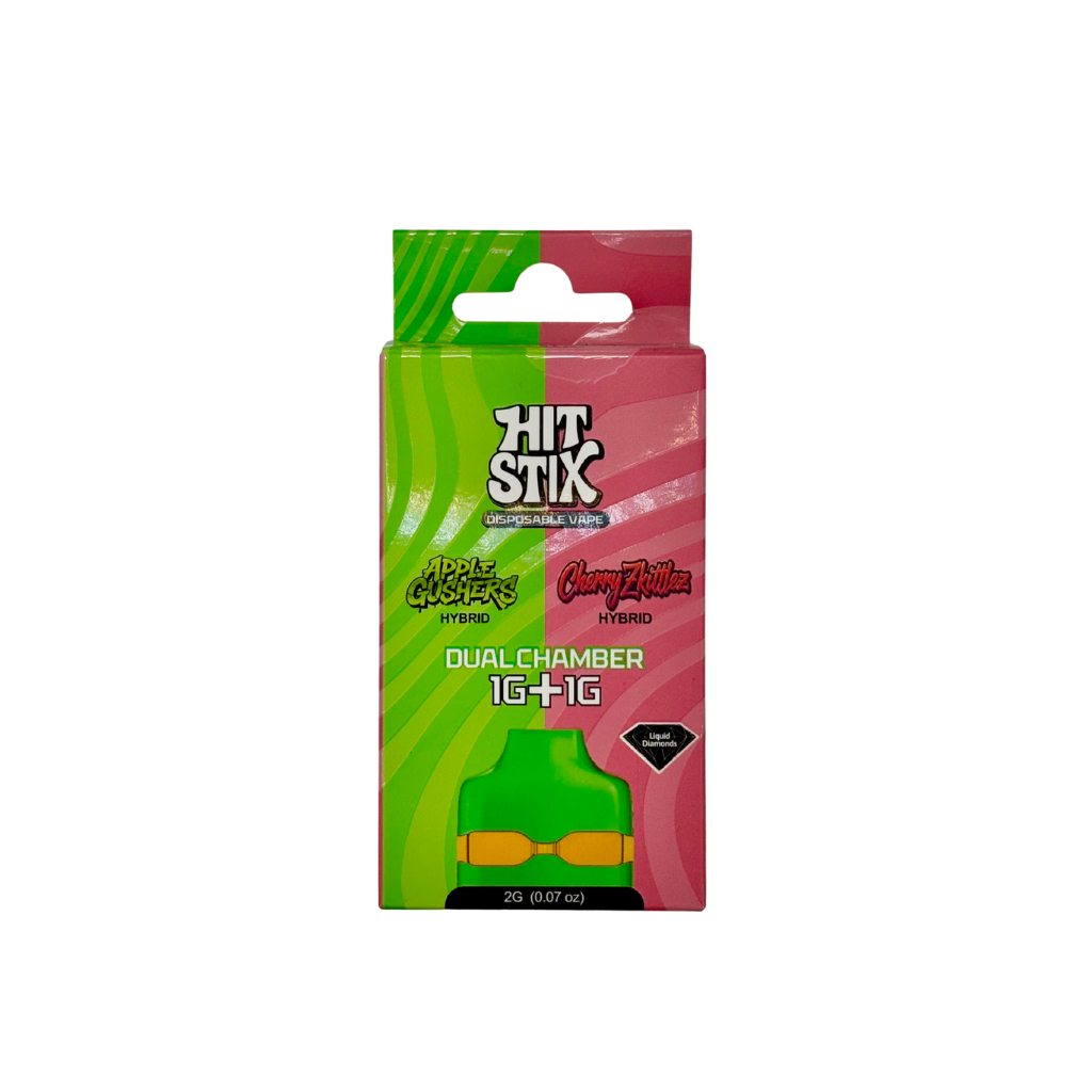 Hit Stix | Apple Gushers + Cherry Zkittles | 2g Duel Chamber AIO