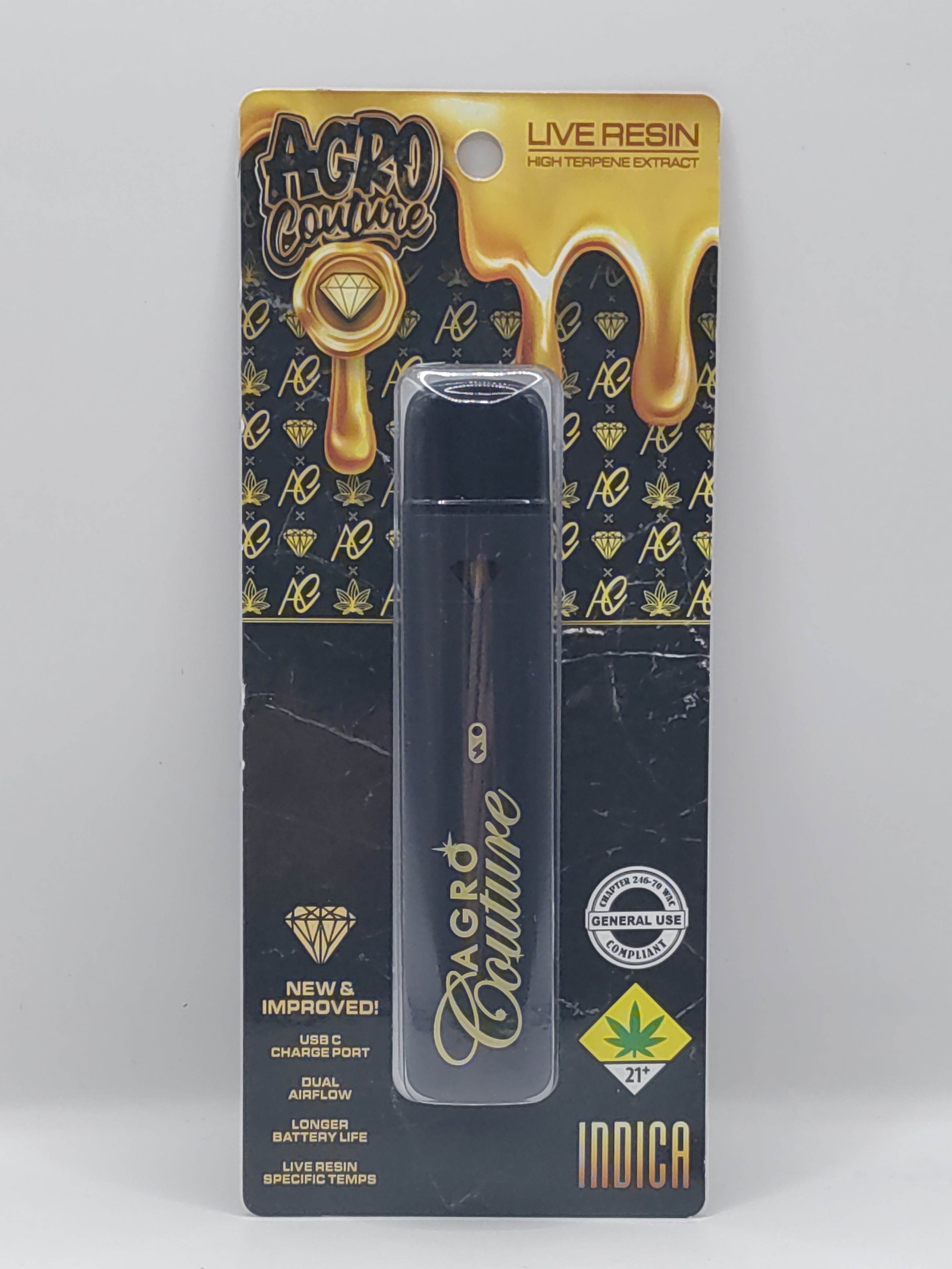 Gelato Cake Live Resin Disposable 1g  Agro Couture
