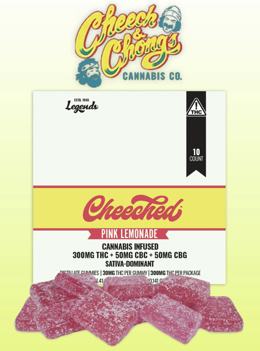 Pink Lemonade | Cheeched Gummies | 10pk | 100mg