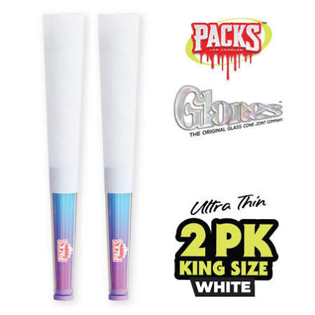Packs Glones 2pk White Ultra Thin