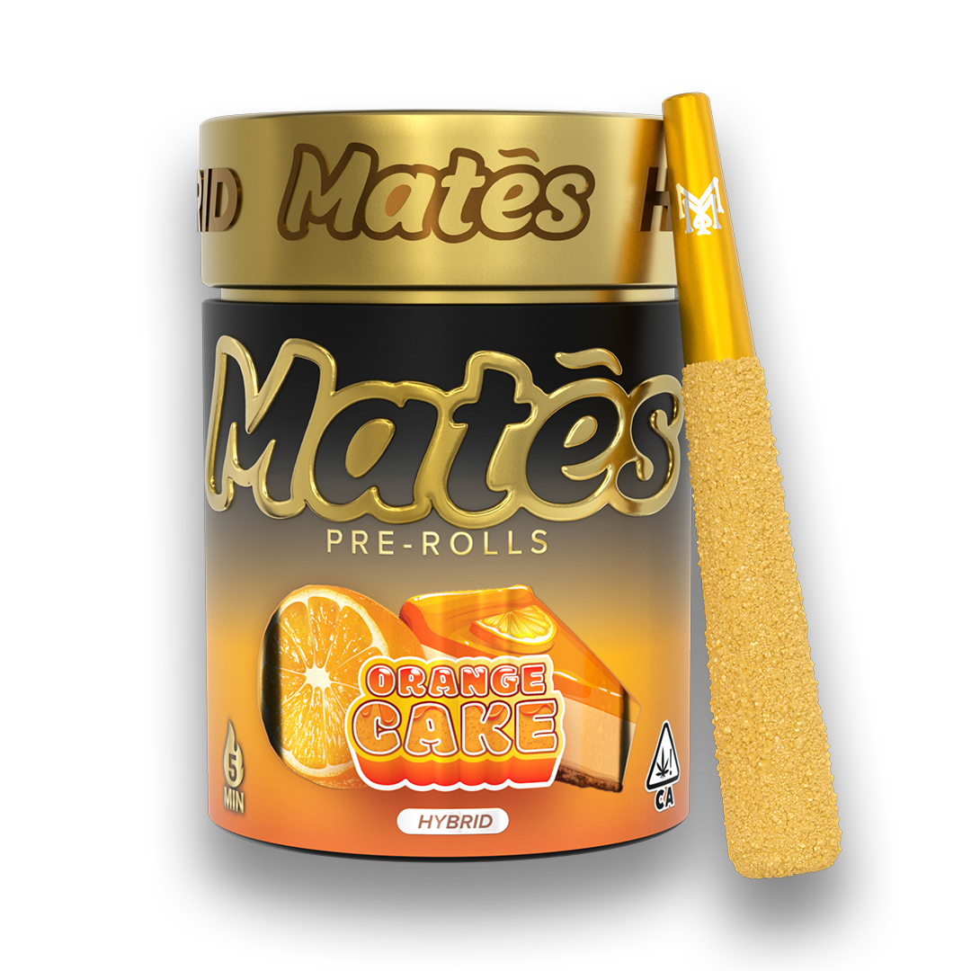 Mates | 5-Pack Infused Pre-Rolls | Orange Cake