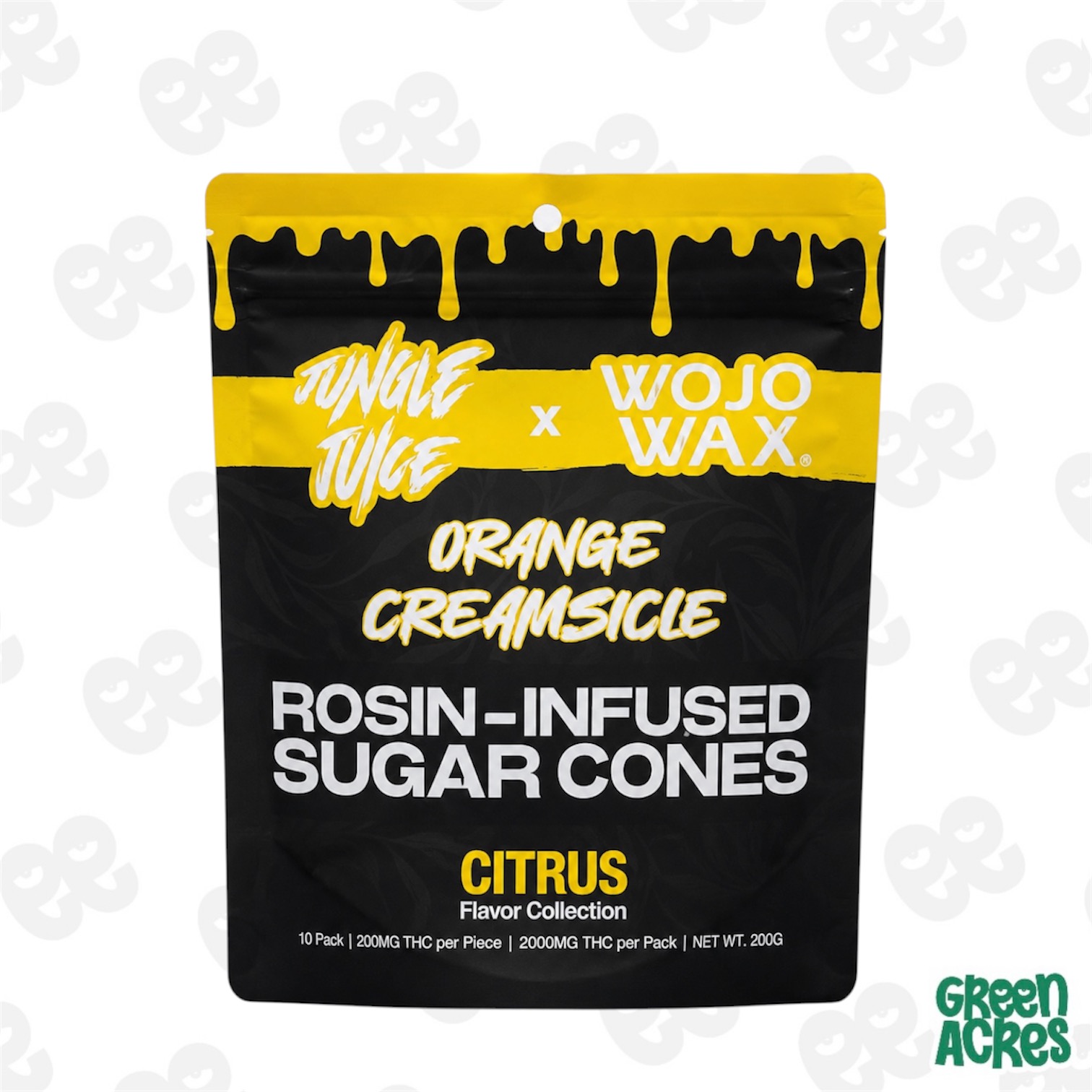 Jungle Juice: Orange Creamsicle JJ x WOJO 200MG Rosin Sugar Cones