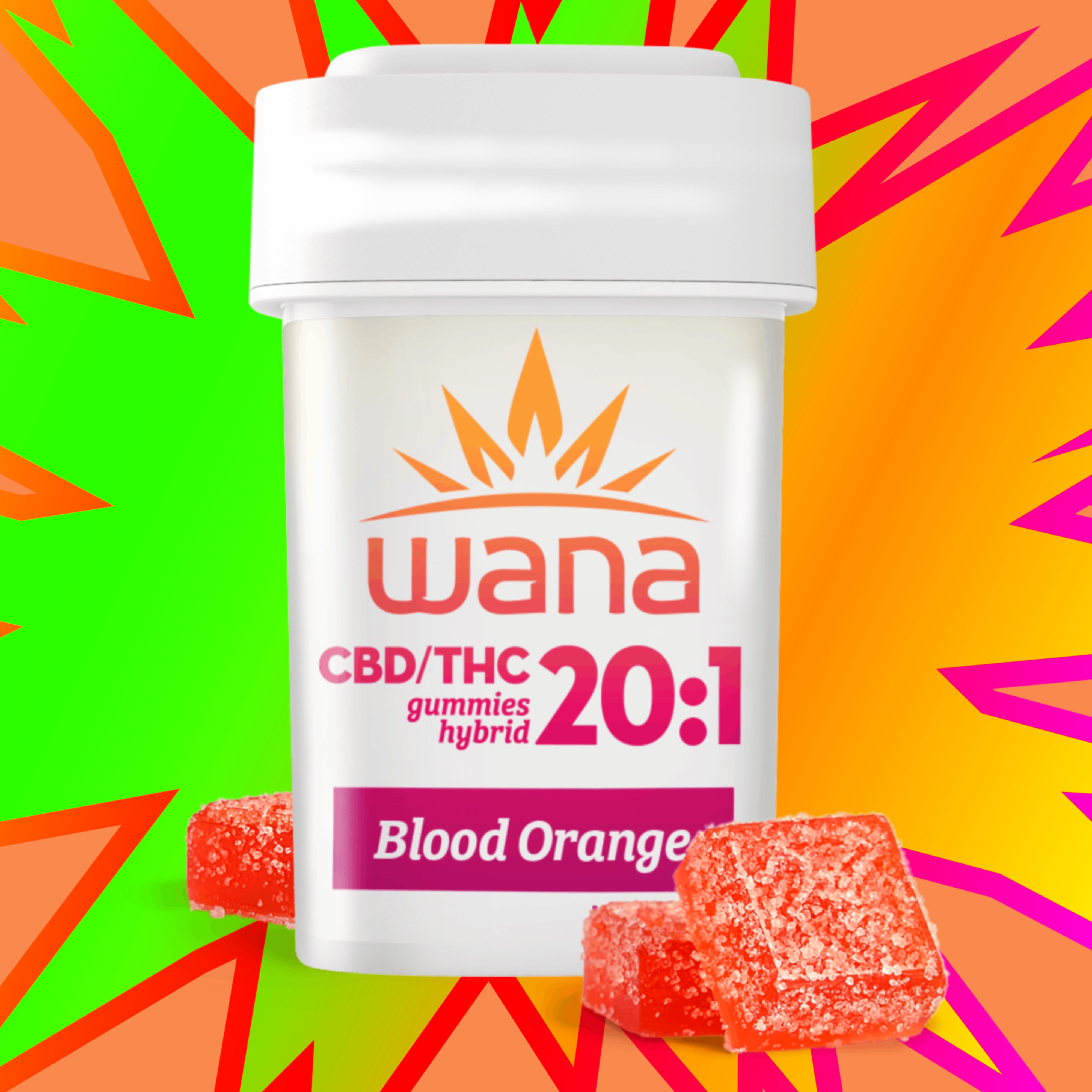 Classic Blood Orange 20:1 CBD/THC Chews [10 Pack] | 10mg