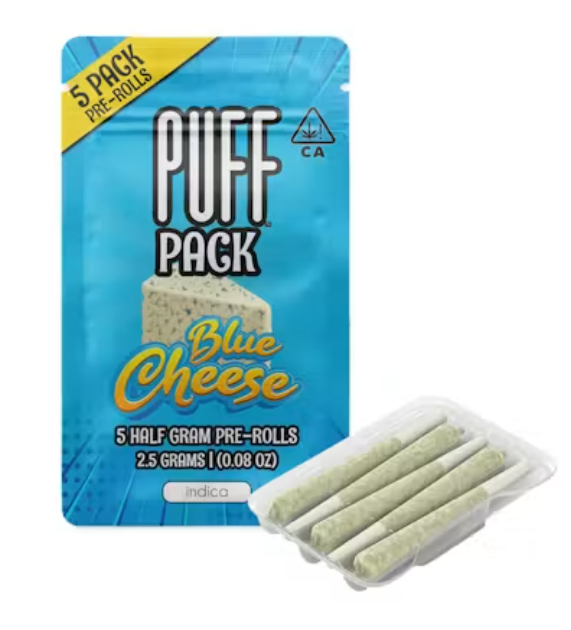 PUFF BLUE CHEESE 5 PACK PREROLL