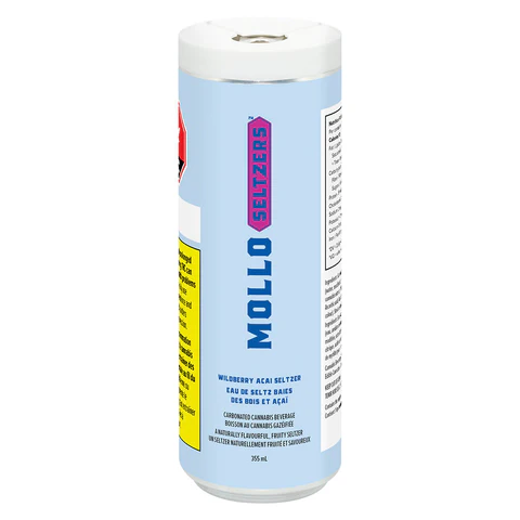 Mollo - Wildberry Acai Seltzer Beverage - Blend - 355ml