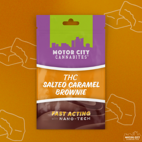 Motor City Cannabites - Salted Caramel Brownie - 200mg