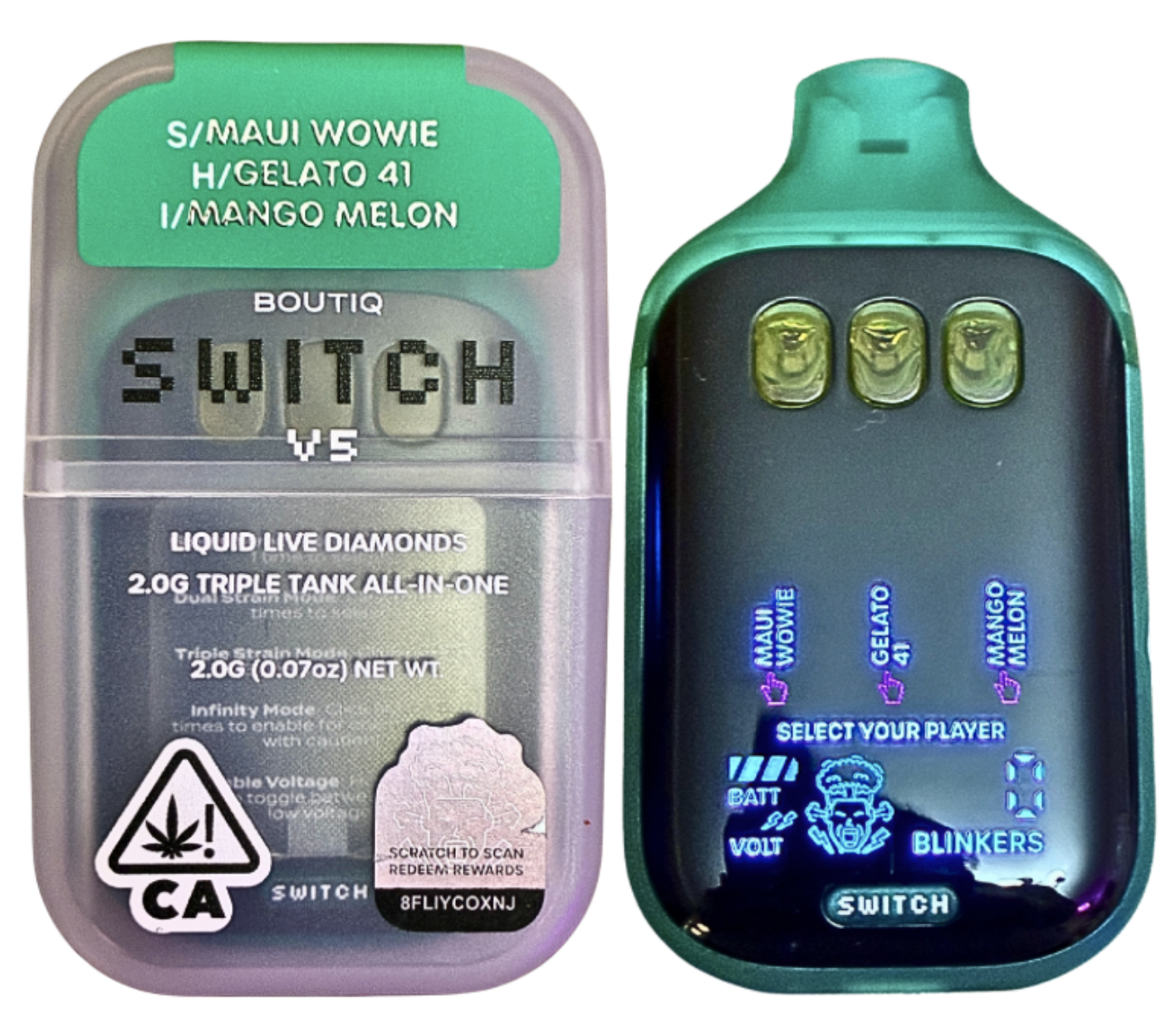 SwitchV5 Maui Wowie x Gelato 41 x Mango Melon SAT-HYB-IND