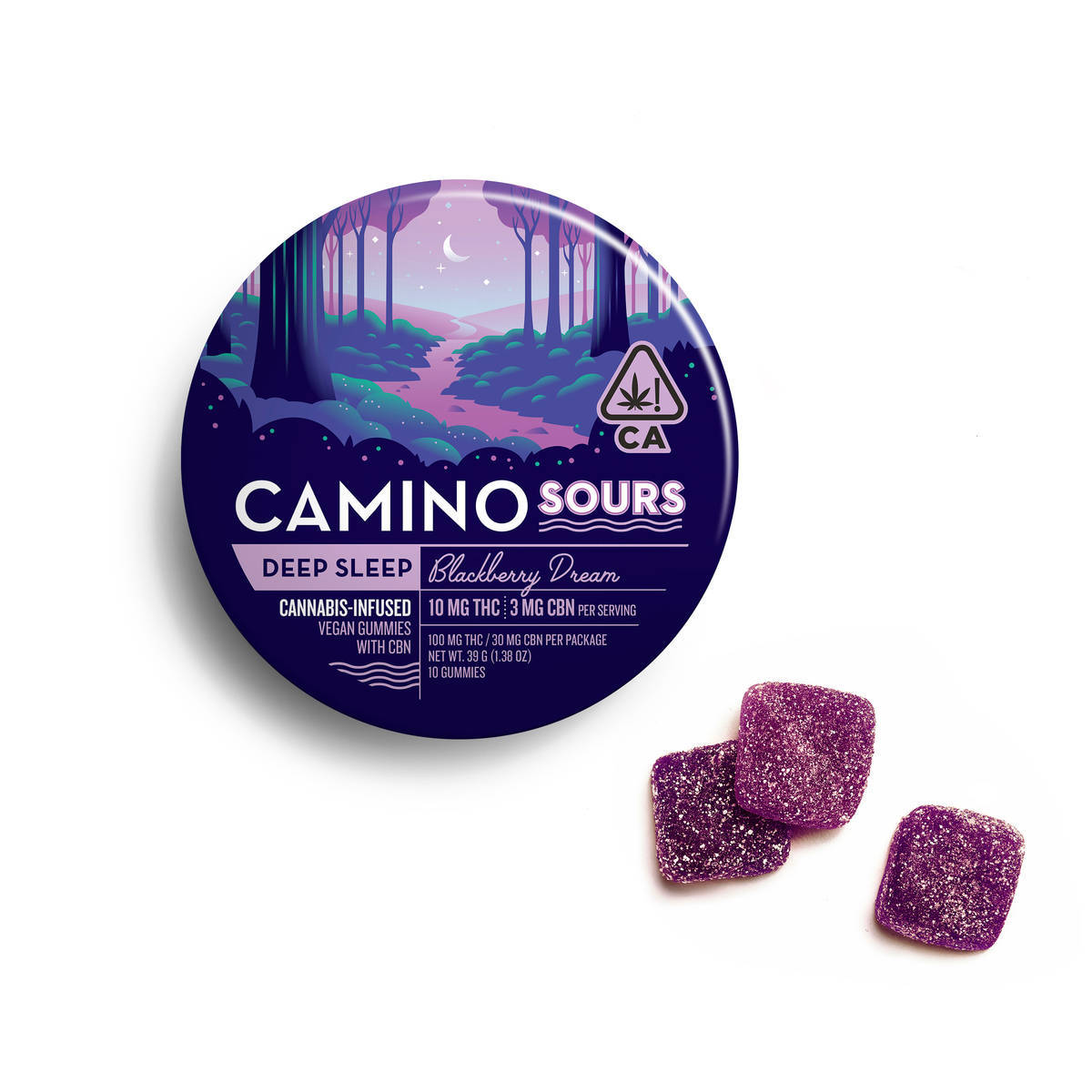 CAMINO — Sours 10pc - Blackberry Dream Deep Sleep