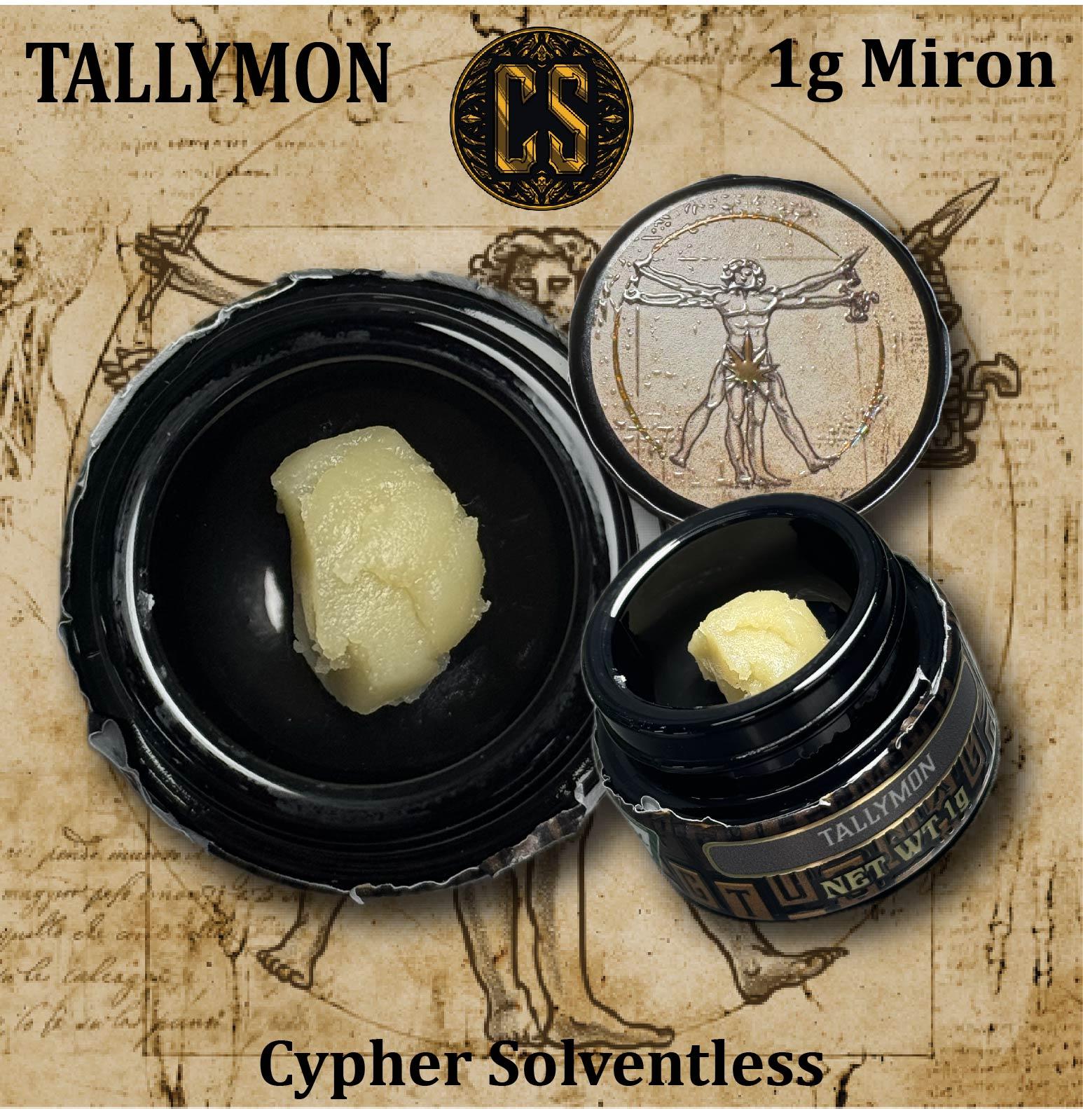 Cypher Solventless Live Rosin | Tallymon