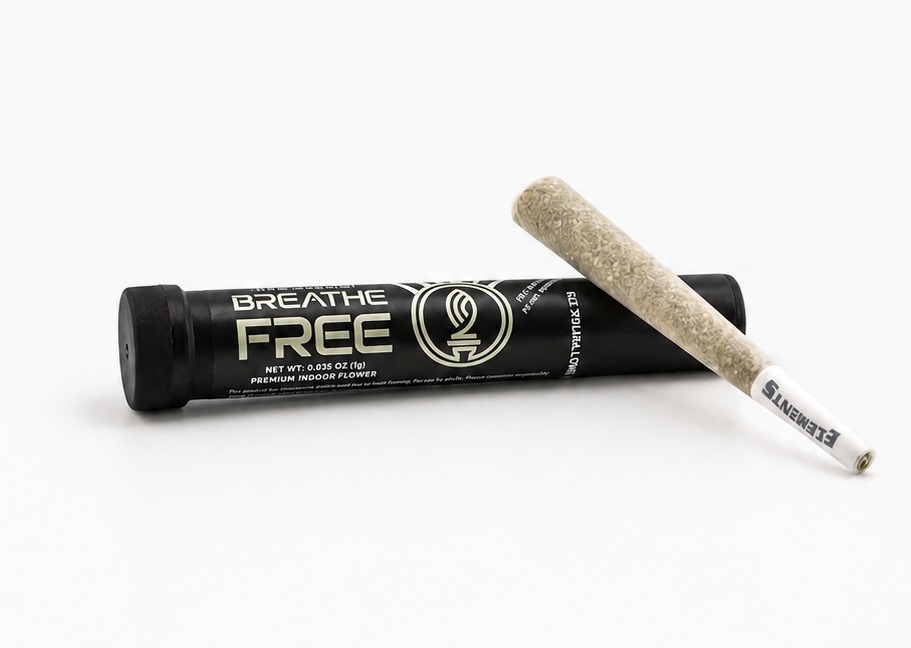 Breathe Free - Lemongrass Gas Pre-Roll - 1g