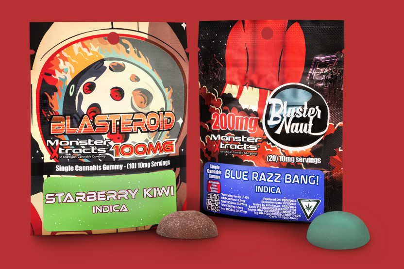 Gummies | Lime Light Jalepeno Blaster Naut | 200mg | Monster X