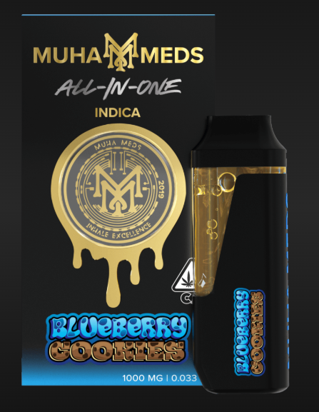 Muha X Cookies | Blue Slushie | Disposable Vape | 2g | Hybrid