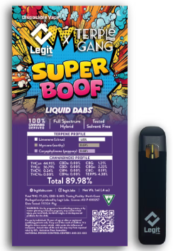 LegitLabs - Super Boof 1g Live Resin Disposable