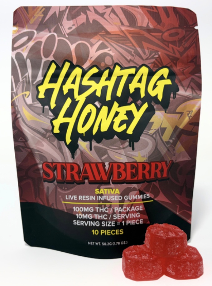 l Edibles l Strawberry 100mg Bag